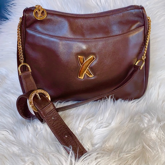 Paloma Picasso Handbags - p i c a s s o :: Paloma Picasso Vintage NEW Leather Chain Purse